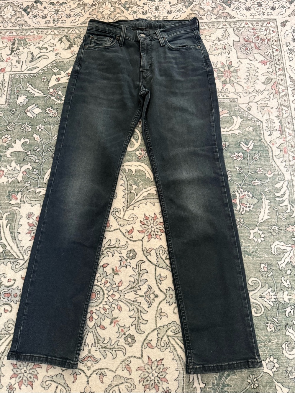 Levi's Dark Wash Straight Leg Jeans